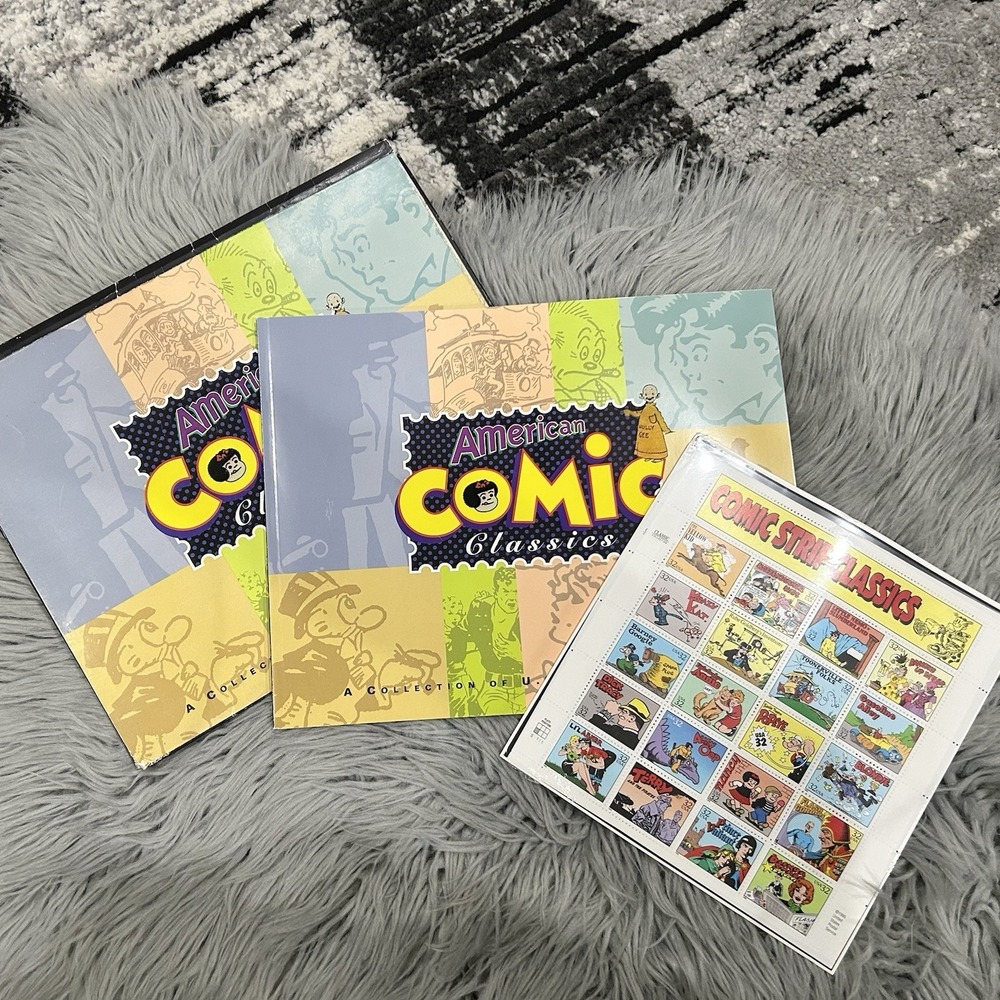 American Comic Strip Classics Book with 20‎ Postage Stamps U.S. Postal Service